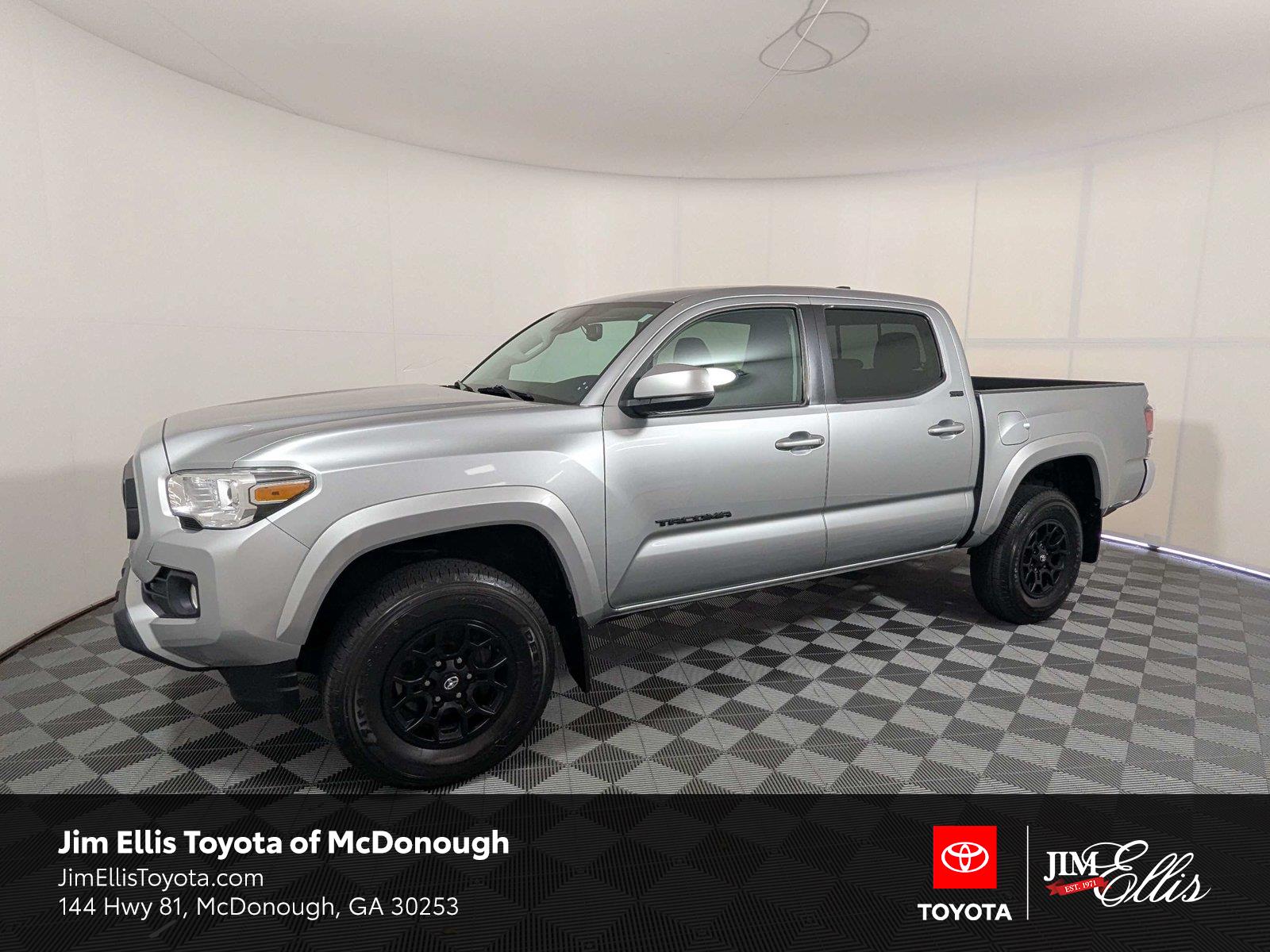 Celestial Silver Metallic 2022 Toyota Tacoma Pickup Truck Four-Wheel Drive 6-Speed Automatic