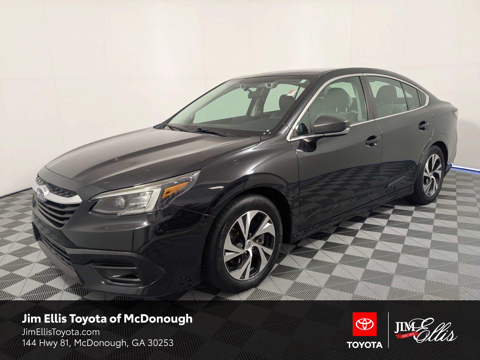 Crystal Black Silica 2021 Subaru Legacy Sedan All-Wheel Drive Continuously Variable Transmission