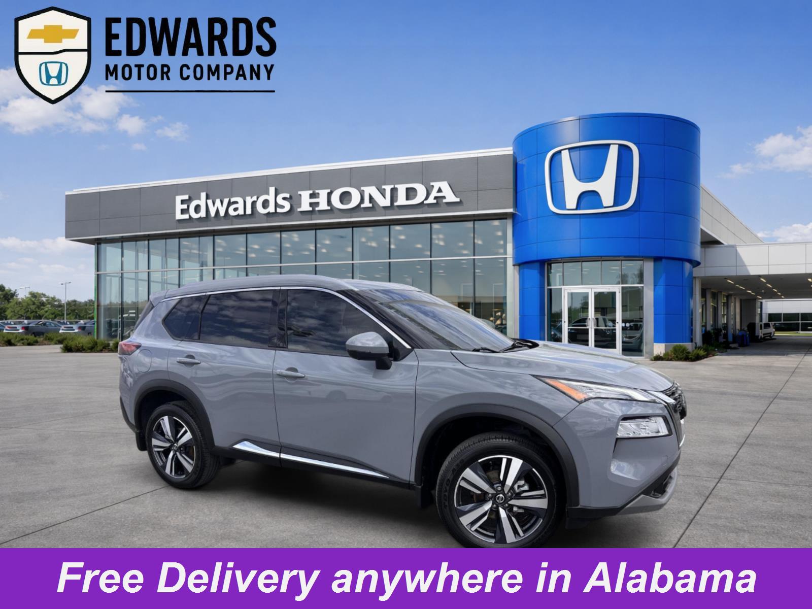 Boulder Gray Pearl 2021 Nissan Rogue SL FWD SUV / Crossover Front-Wheel Drive Continuously Variable Transmission