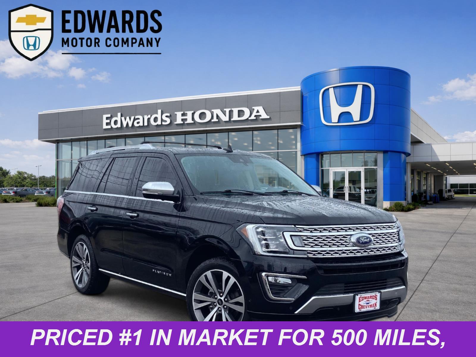 Agate Black Metallic 2021 Ford Expedition Platinum RWD SUV / Crossover 4X2 Automatic