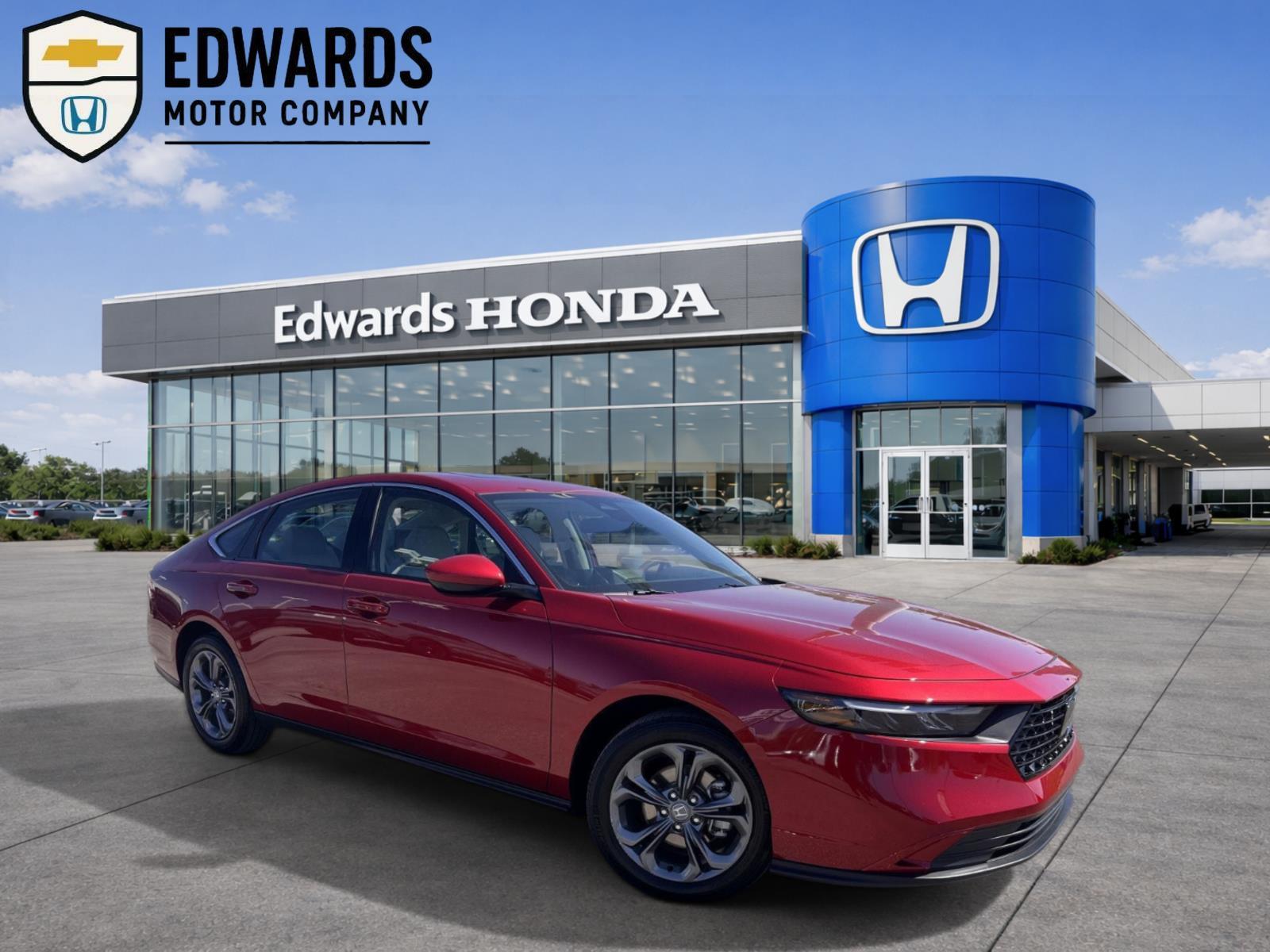 Radiant Red Metallic 2024 Honda Accord EX FWD Sedan Front-Wheel Drive Continuously Variable Transmission