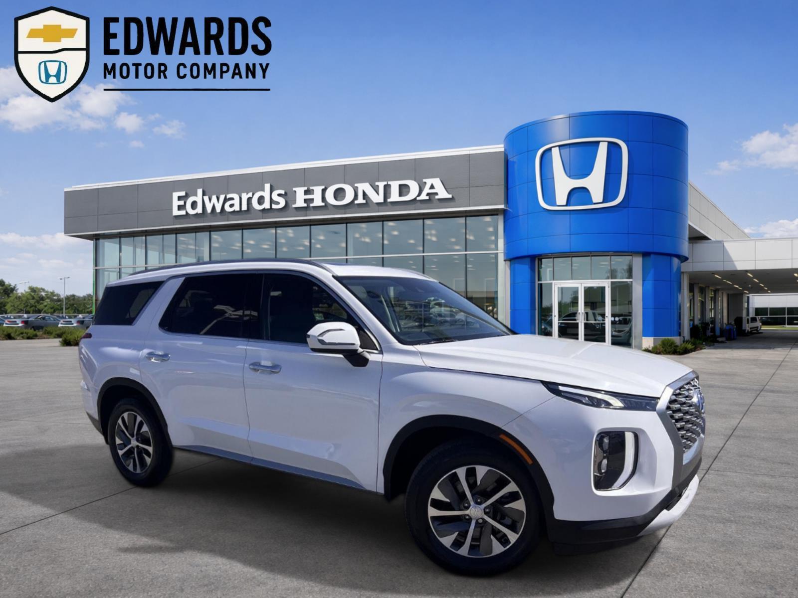 Hyper White 2021 Hyundai Palisade SEL FWD SUV / Crossover Front-Wheel Drive Automatic