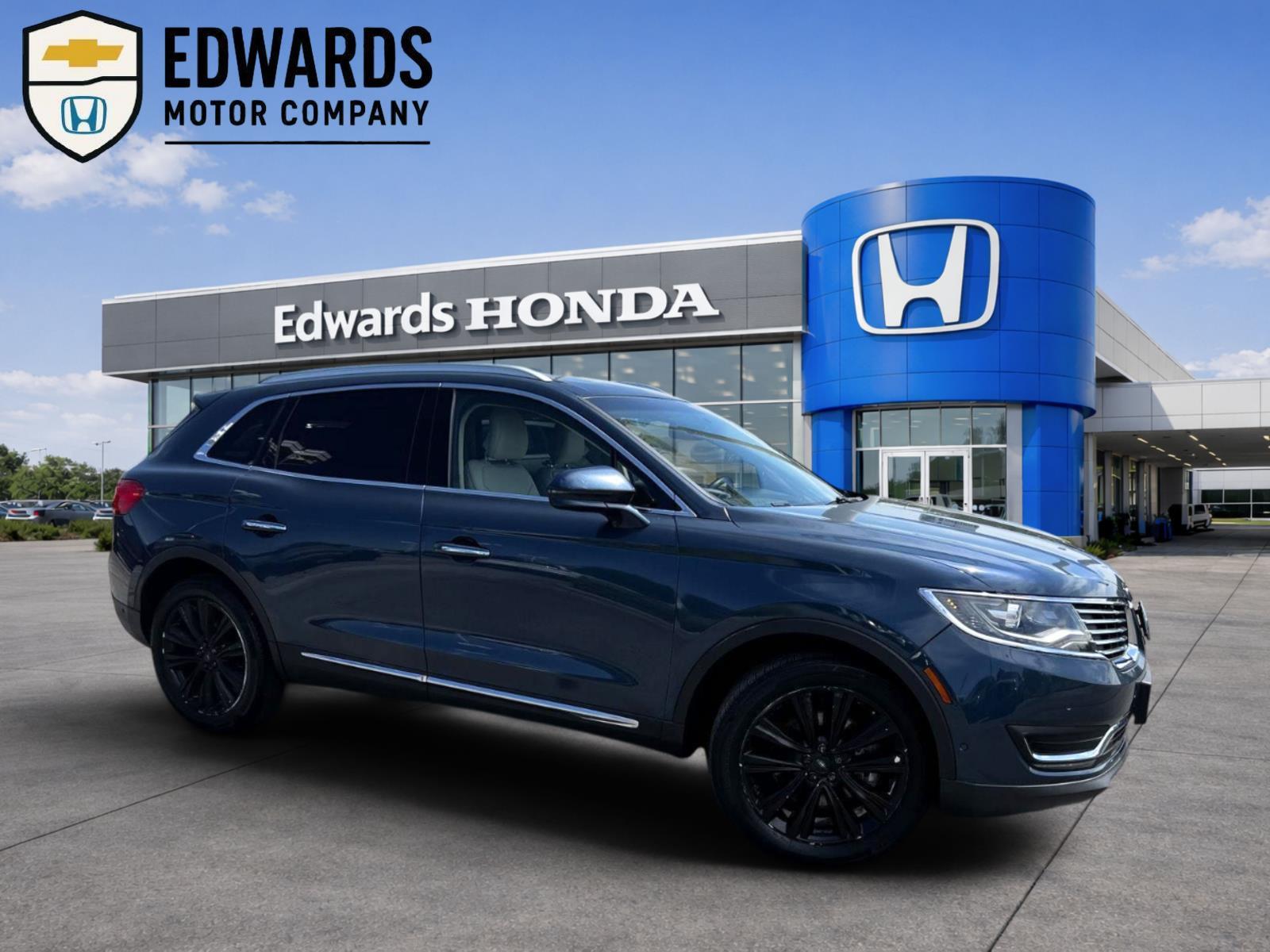 Allure Blue Metallic 2016 Lincoln MKX Reserve AWD SUV / Crossover All-Wheel Drive 6-Speed Automatic
