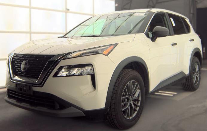 Glacier White 2023 Nissan Rogue SUV / Crossover Front-Wheel Drive Continuously Variable Transmission