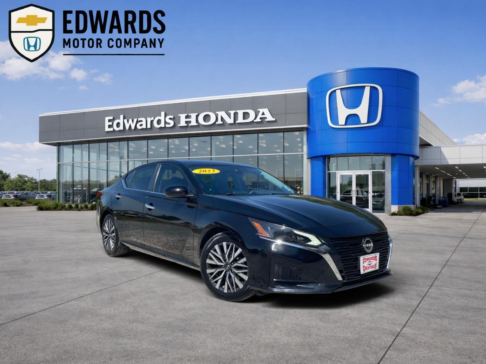 Super Black 2023 Nissan Altima Sedan Front-Wheel Drive Continuously Variable Transmission