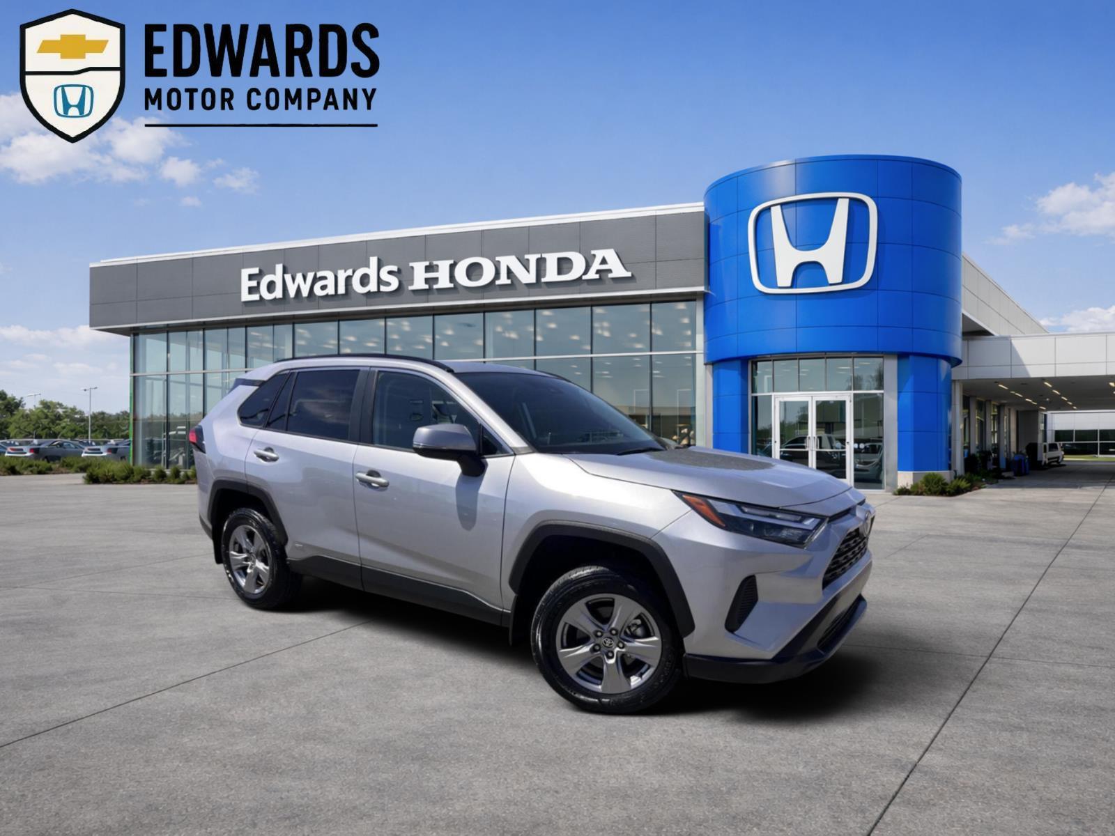 Silver Sky Metallic 2024 Toyota RAV4 Hybrid SUV / Crossover All-Wheel Drive Continuously Variable Transmission