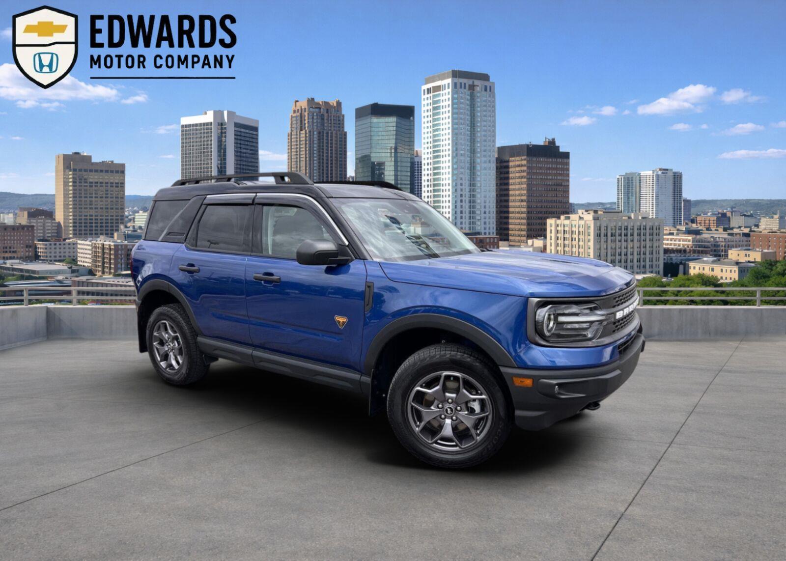 Atlas Blue Metallic 2024 Ford Bronco Sport SUV / Crossover All-Wheel Drive 8-Speed Automatic