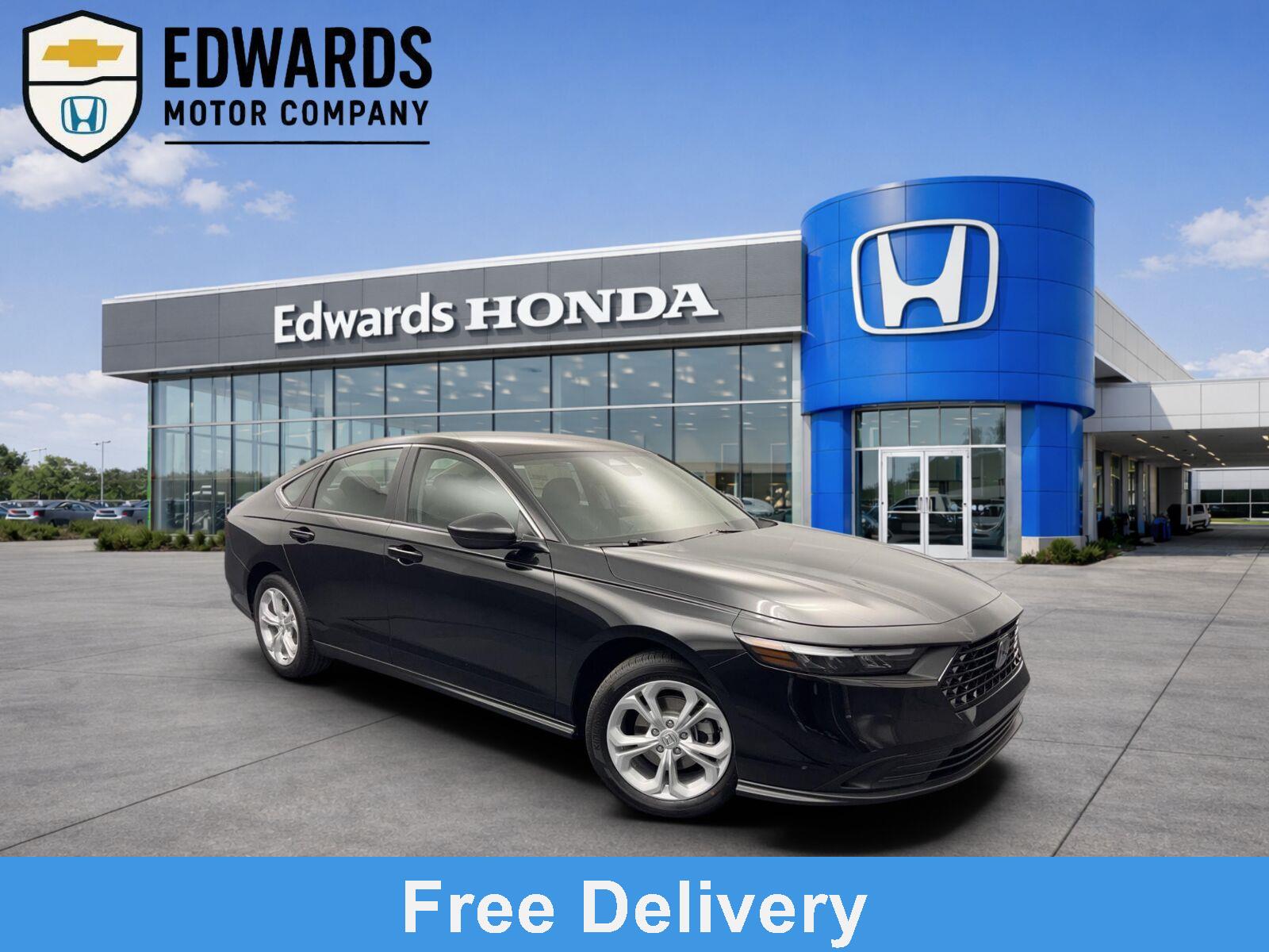 Crystal Black Pearl 2026 Honda Accord Sedan Front-Wheel Drive Continuously Variable Transmission