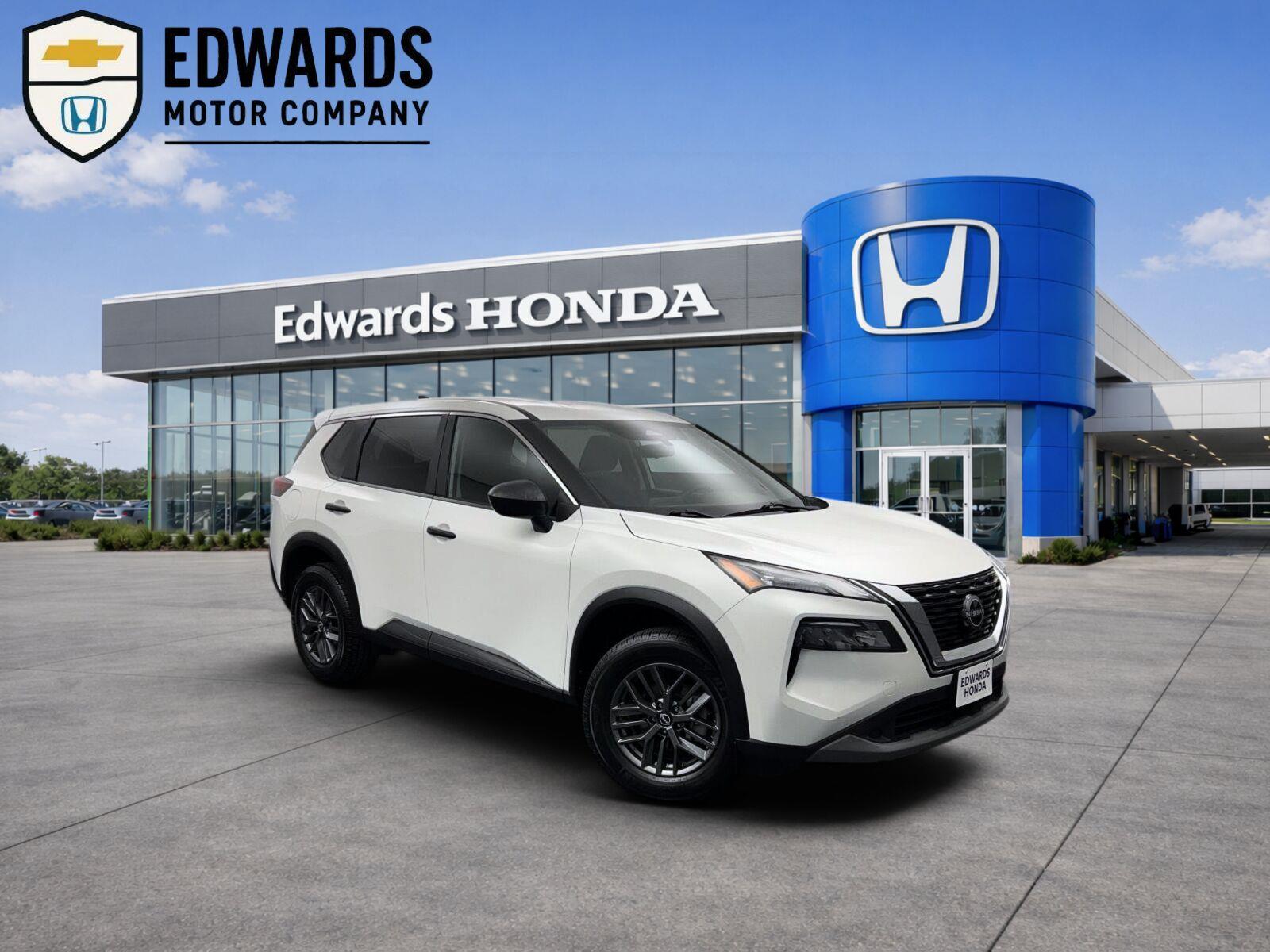 Glacier White 2023 Nissan Rogue SUV / Crossover Front-Wheel Drive Continuously Variable Transmission