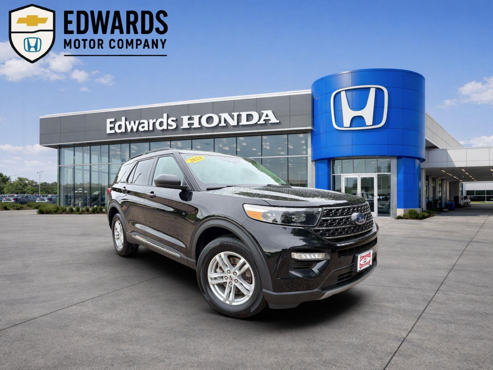 Agate Black Metallic 2024 Ford Explorer SUV / Crossover All-Wheel Drive Automatic