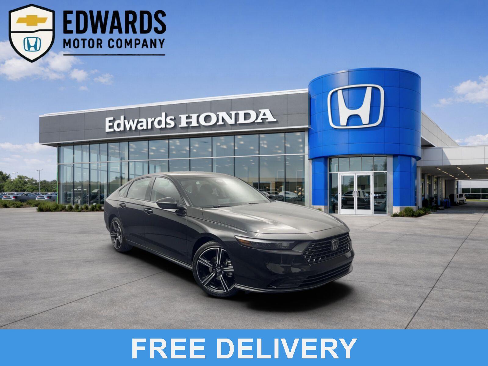 Crystal Black Pearl 2026 Honda Accord Sedan Front-Wheel Drive Continuously Variable Transmission