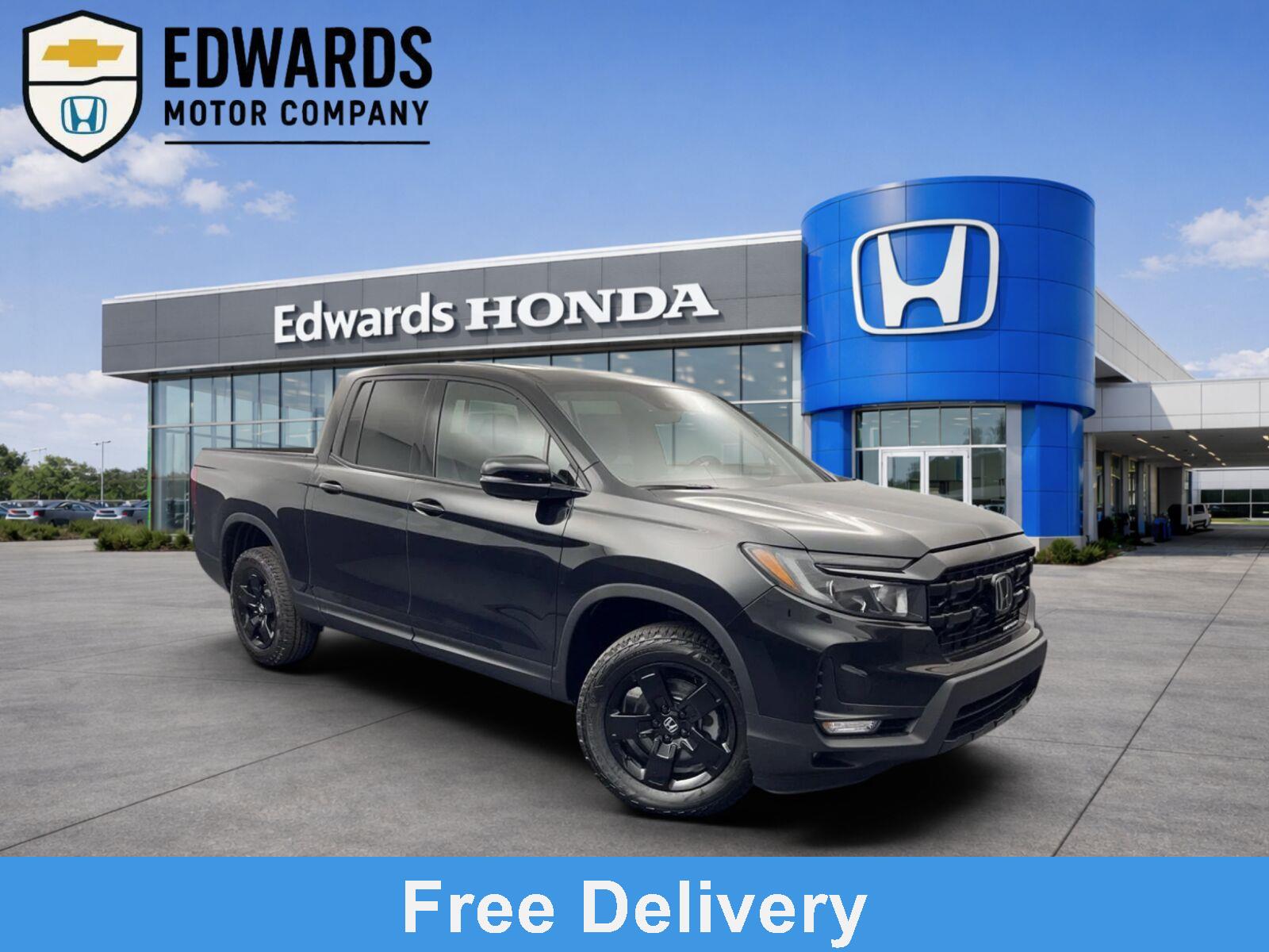 Crystal Black Pearl 2026 Honda Ridgeline Pickup Truck All-Wheel Drive Automatic