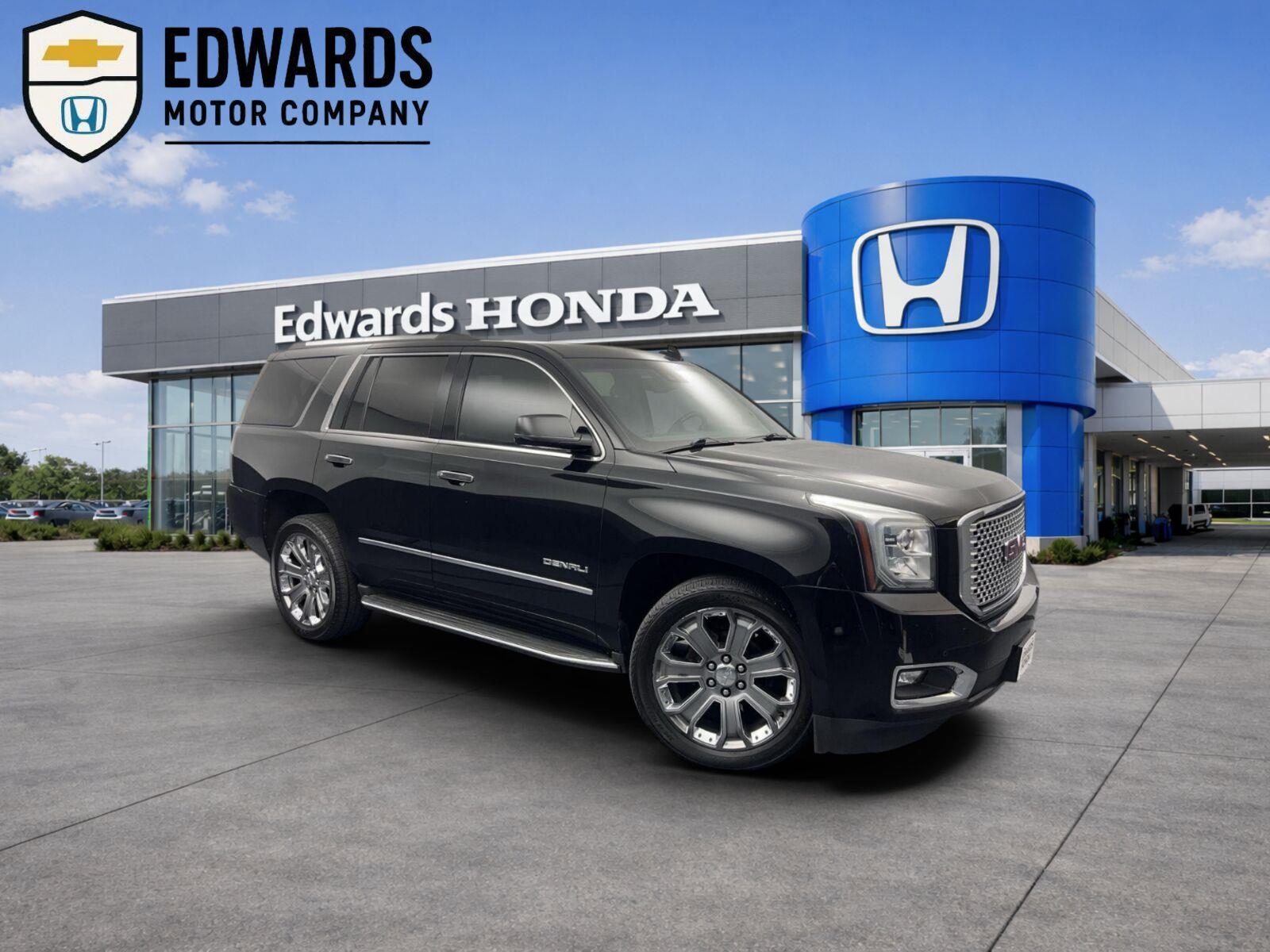 Onyx Black 2015 GMC Yukon SUV / Crossover Four-Wheel Drive 8-Speed Automatic
