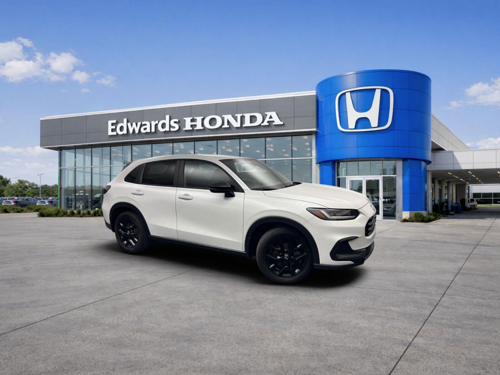 Platinum White Pearl 2023 Honda HR-V SUV / Crossover Front-Wheel Drive Continuously Variable Transmission