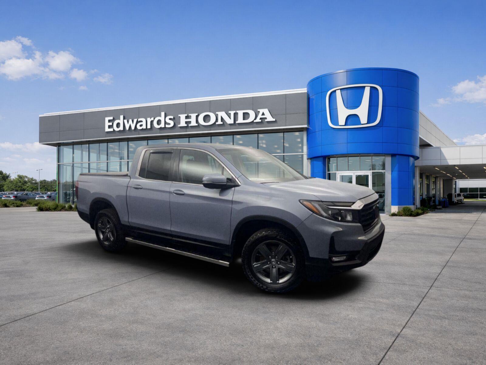 Sonic Gray Pearl 2023 Honda Ridgeline Pickup Truck All-Wheel Drive Automatic