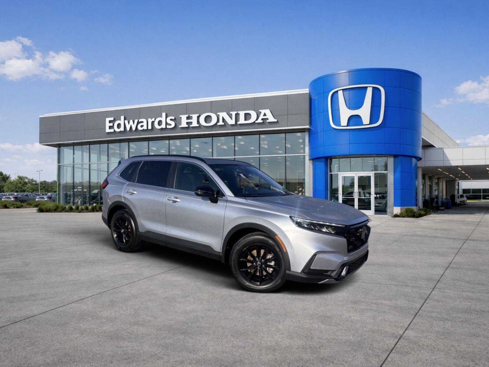 Solar Silver Metallic 2025 Honda CR-V Hybrid SUV / Crossover Front-Wheel Drive Continuously Variable Transmission