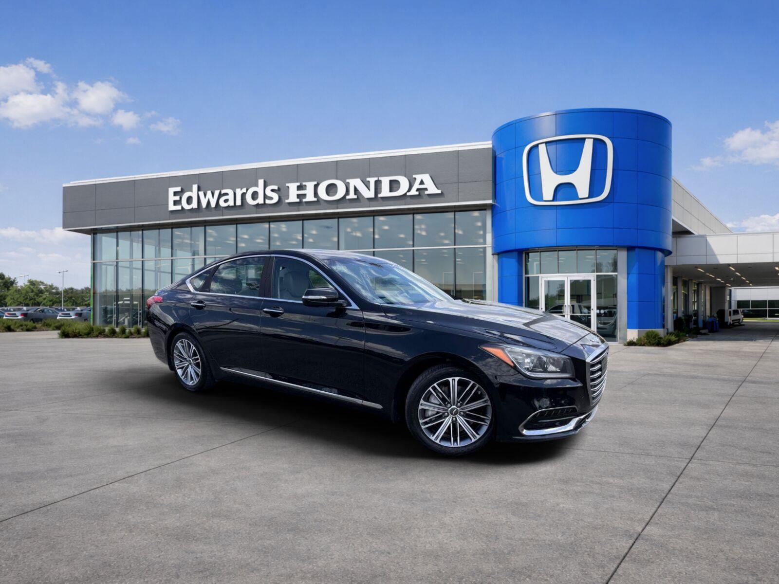 Caspian Black 2018 Genesis G80 Sedan Rear-Wheel Drive Automatic