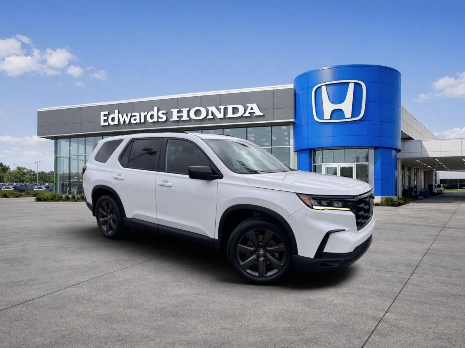 Platinum White Pearl 2023 Honda Pilot SUV / Crossover Front-Wheel Drive Automatic