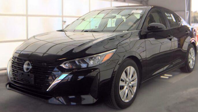 Super Black 2024 Nissan Sentra Sedan Front-Wheel Drive Continuously Variable Transmission