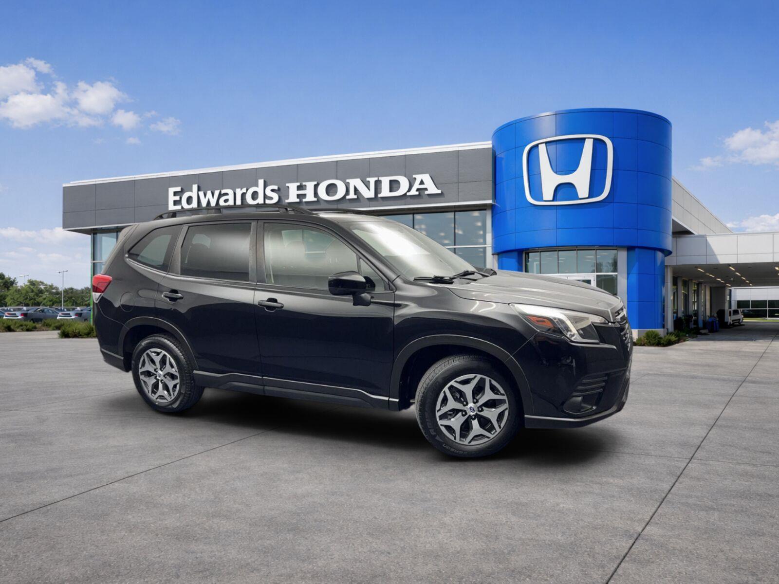 Crystal Black Silica 2023 Subaru Forester SUV / Crossover All-Wheel Drive Continuously Variable Transmission