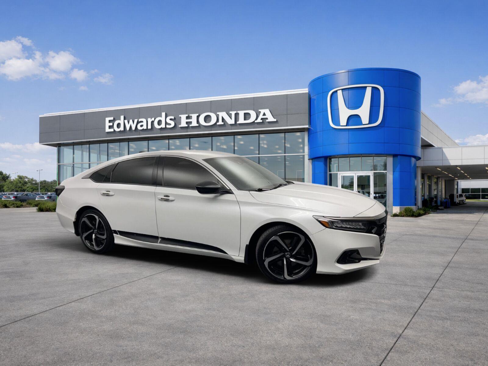 Platinum White Pearl 2022 Honda Accord Sedan Front-Wheel Drive Continuously Variable Transmission