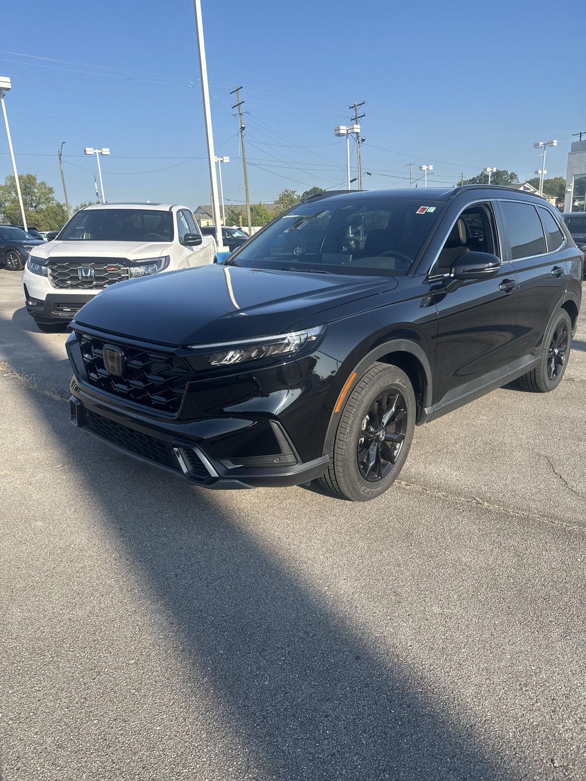 Crystal Black Pearl 2024 Honda CR-V Hybrid SUV / Crossover All-Wheel Drive Continuously Variable Transmission