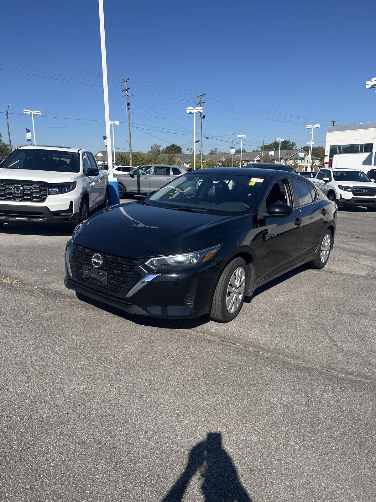 Super Black 2024 Nissan Sentra Sedan Front-Wheel Drive Continuously Variable Transmission