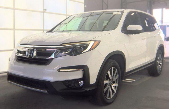 Platinum White Pearl 2021 Honda Pilot SUV / Crossover Front-Wheel Drive Automatic