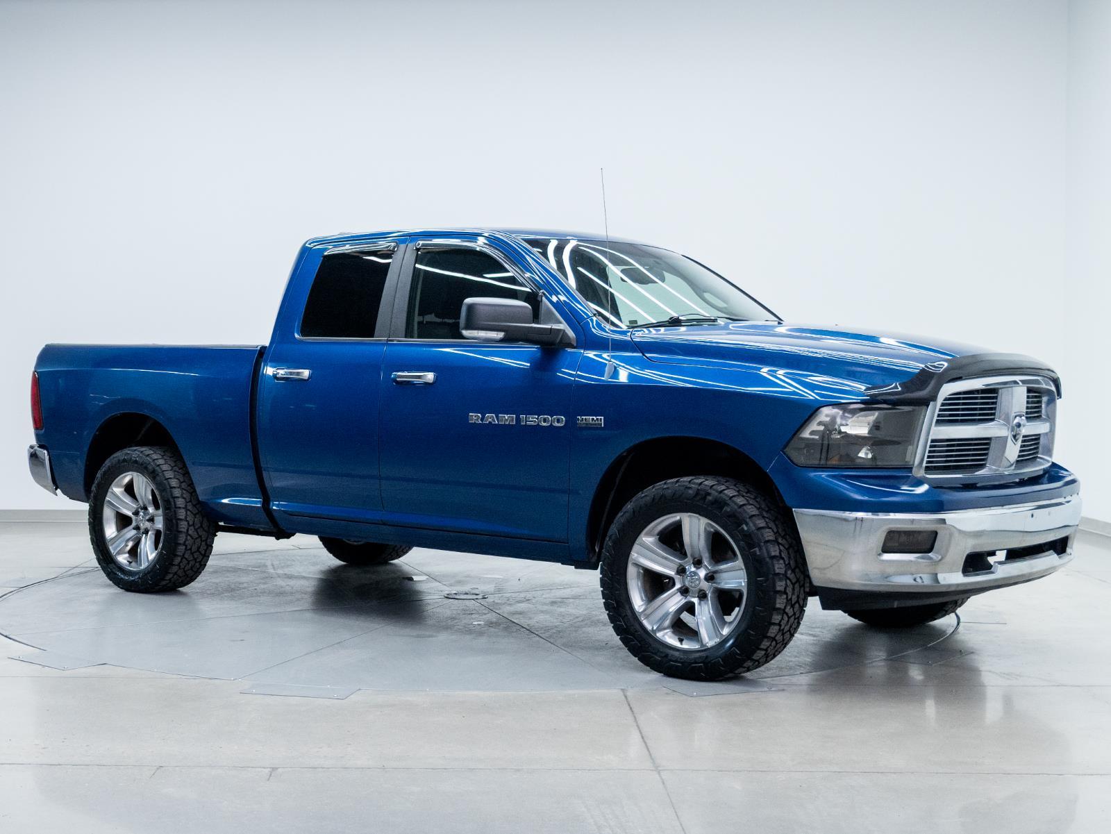 Deep Water Blue Pearl 2011 RAM 1500 Big Horn Quad Cab 4WD Pickup Truck Four-Wheel Drive 5-Speed Automatic
