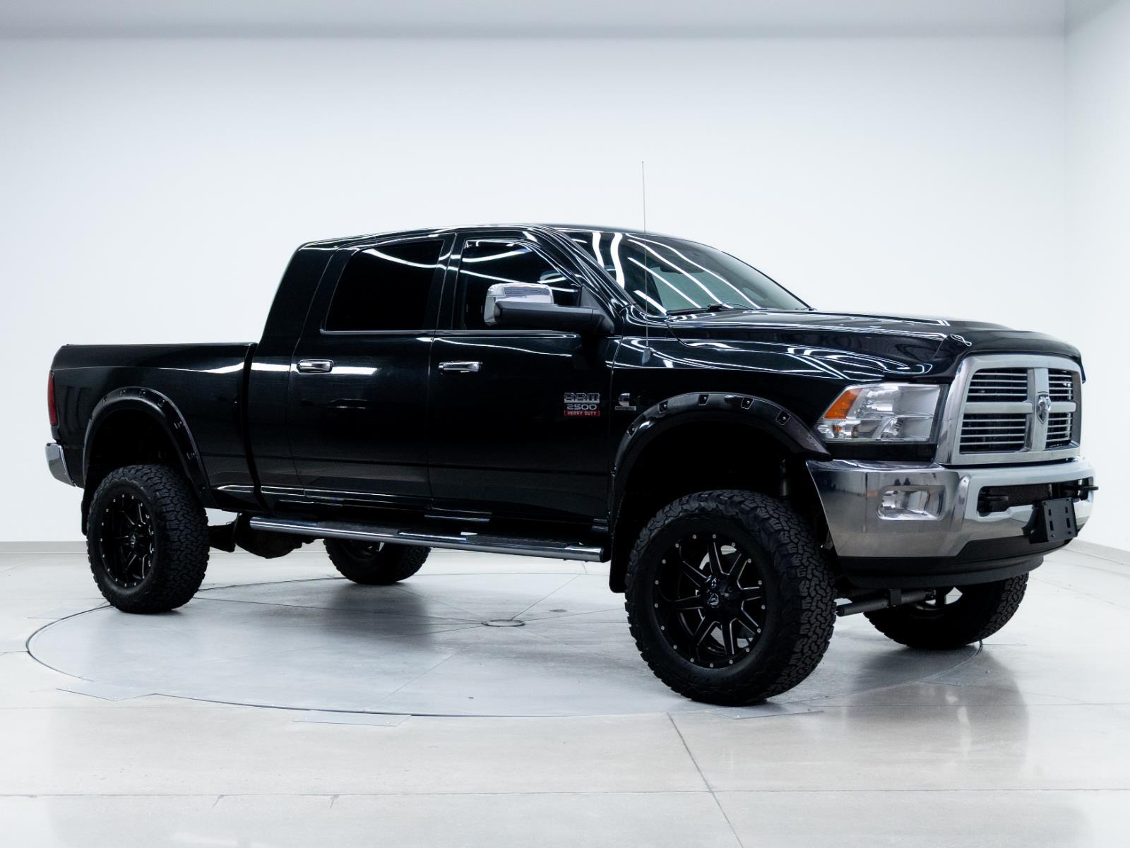 Brilliant Black Crystal Pearl 2010 Dodge RAM 2500 Laramie Mega Cab 4WD Pickup Truck Four-Wheel Drive 6-Speed Automatic Overdrive