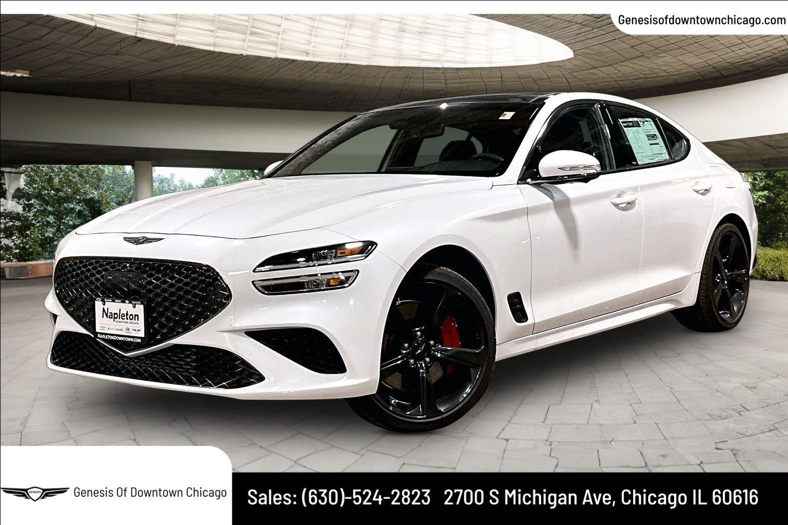Uyuni White 2026 Genesis G70 Sedan All-Wheel Drive Automatic