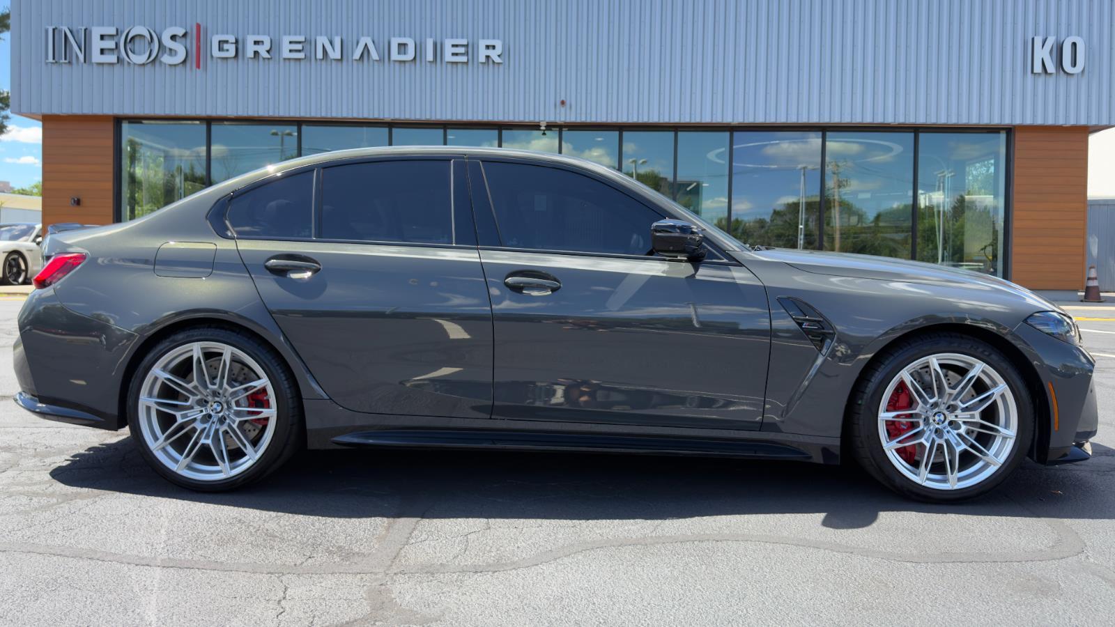 Gray (Dravit Grey Metallic) 2025 BMW M3 Sedan All-Wheel Drive Automatic