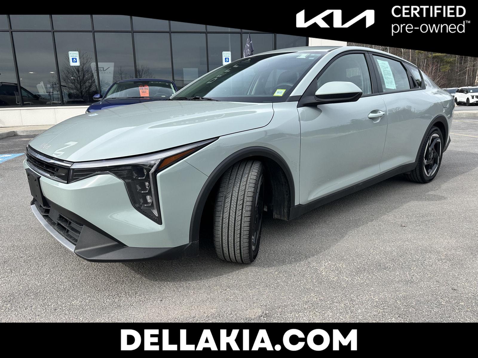 Morning Haze 2025 Kia K4 EX FWD Sedan Front-Wheel Drive Continuously Variable Transmission