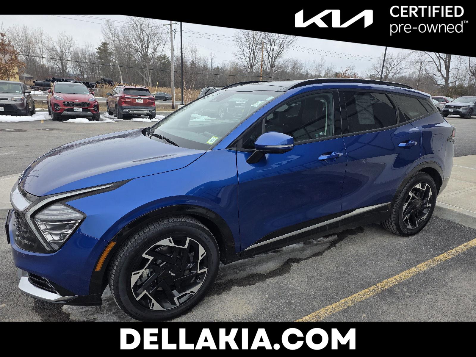 Sapphire Blue 2023 Kia Sportage SX Prestige FWD SUV / Crossover Front-Wheel Drive Automatic