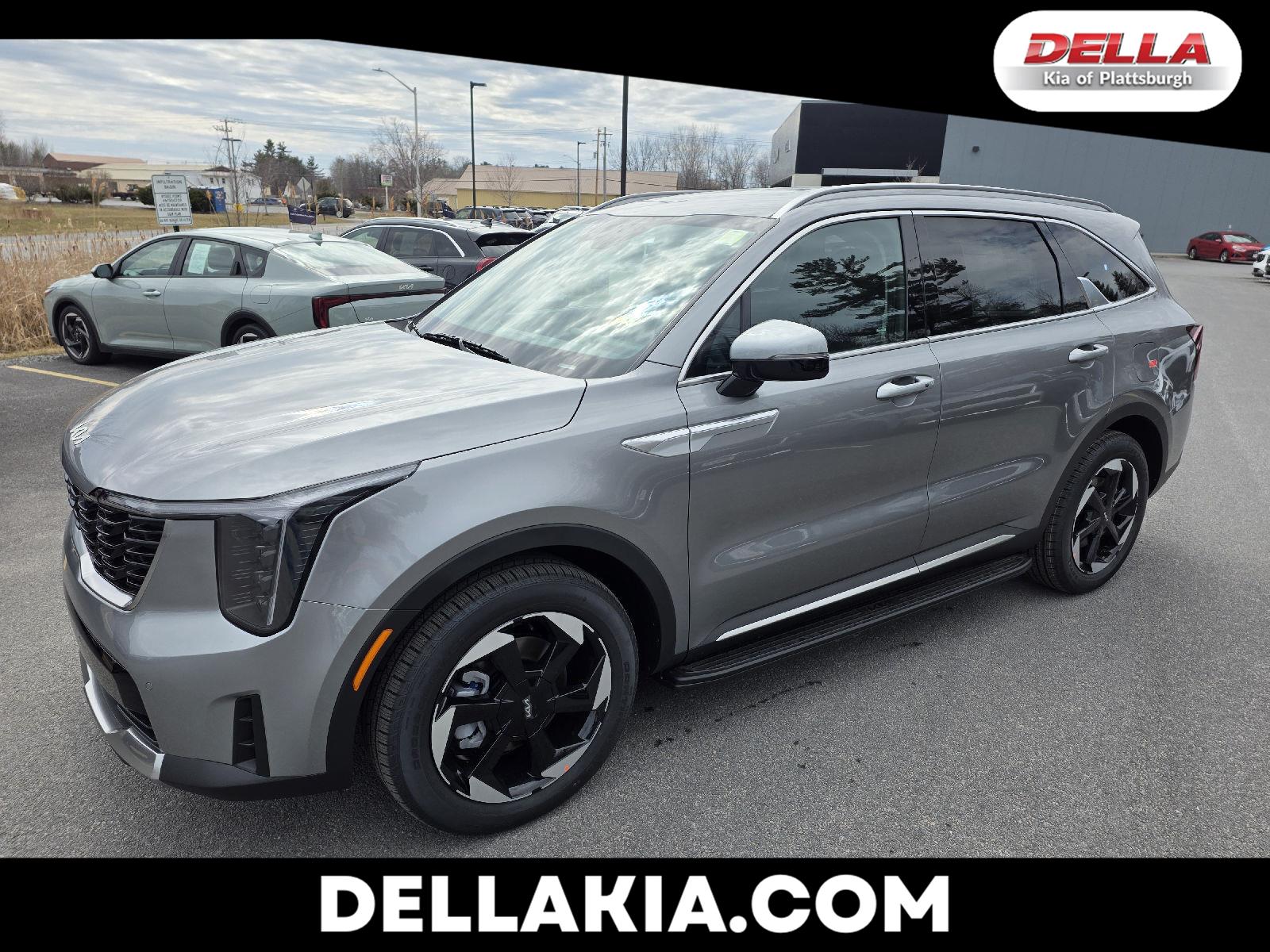 Steel Gray 2026 Kia Sorento Hybrid EX AWD SUV / Crossover All-Wheel Drive Automatic