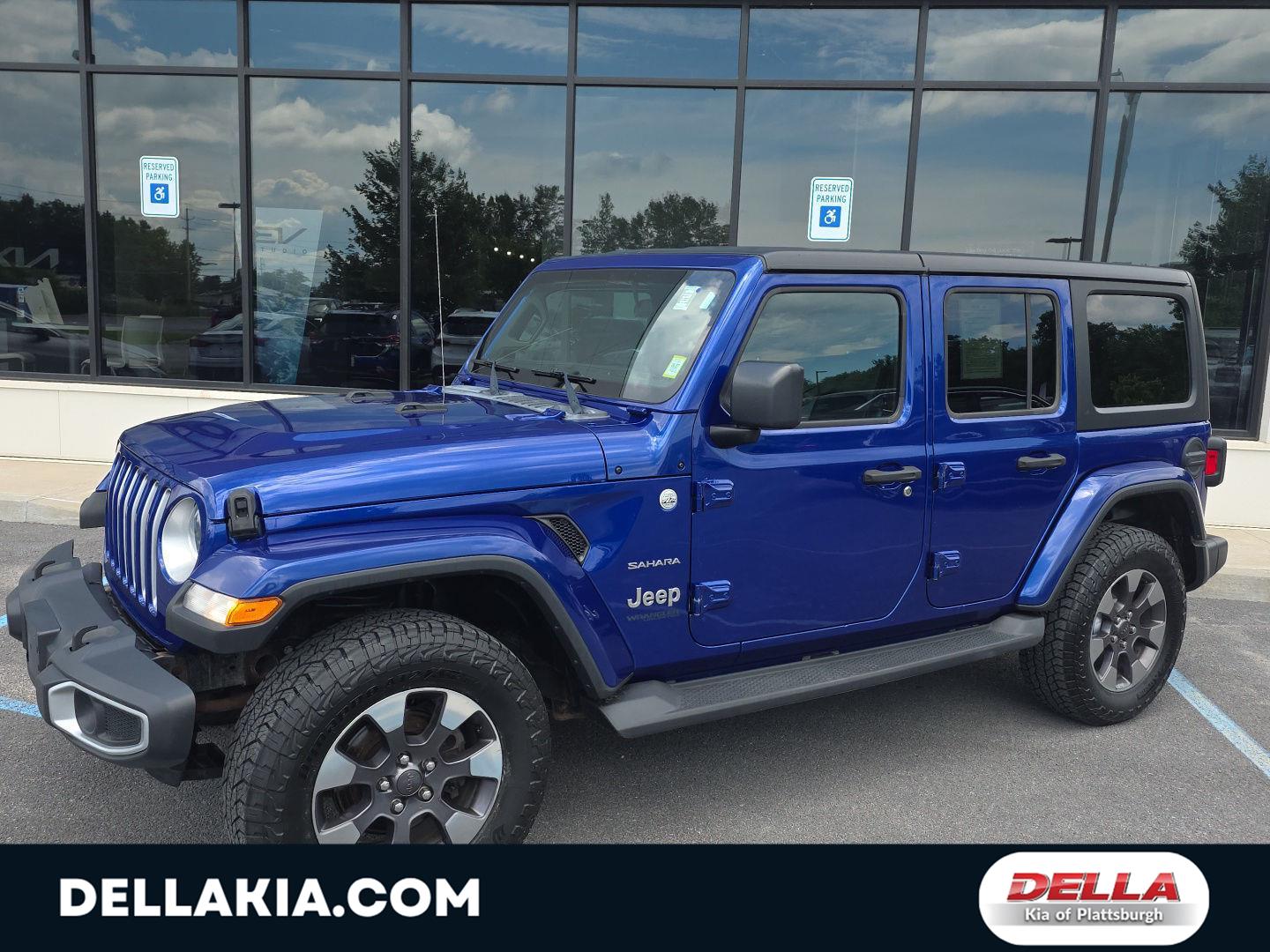 Ocean Blue Metallic Clearcoat 2018 Jeep Wrangler SUV / Crossover Four-Wheel Drive 8-Speed Automatic