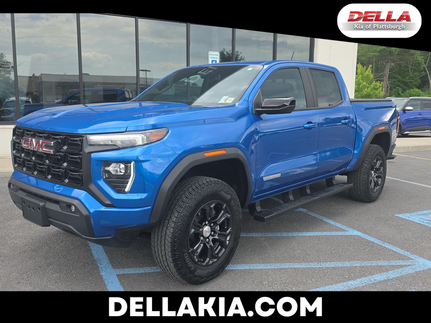Dynamic Blue Metallic 2024 GMC Canyon Pickup Truck Four-Wheel Drive 8-Speed Automatic