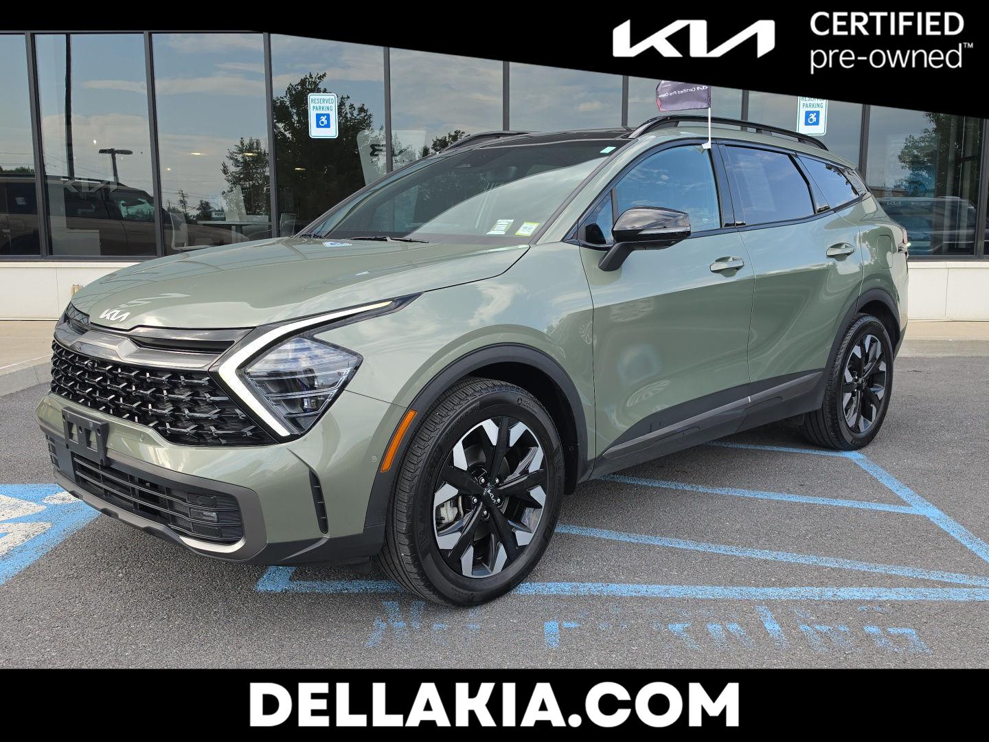 Jungle Green 2024 Kia Sportage Hybrid Plug-In SUV / Crossover All-Wheel Drive Automatic