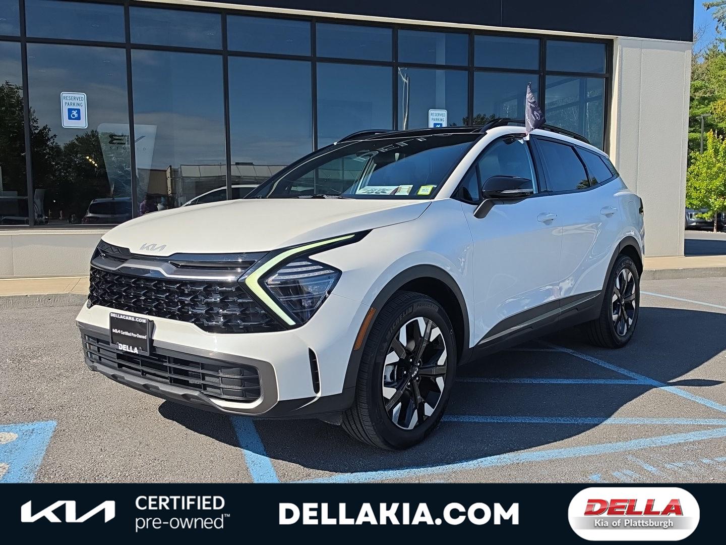 Snow White Pearl 2024 Kia Sportage Hybrid Plug-In SUV / Crossover All-Wheel Drive Automatic