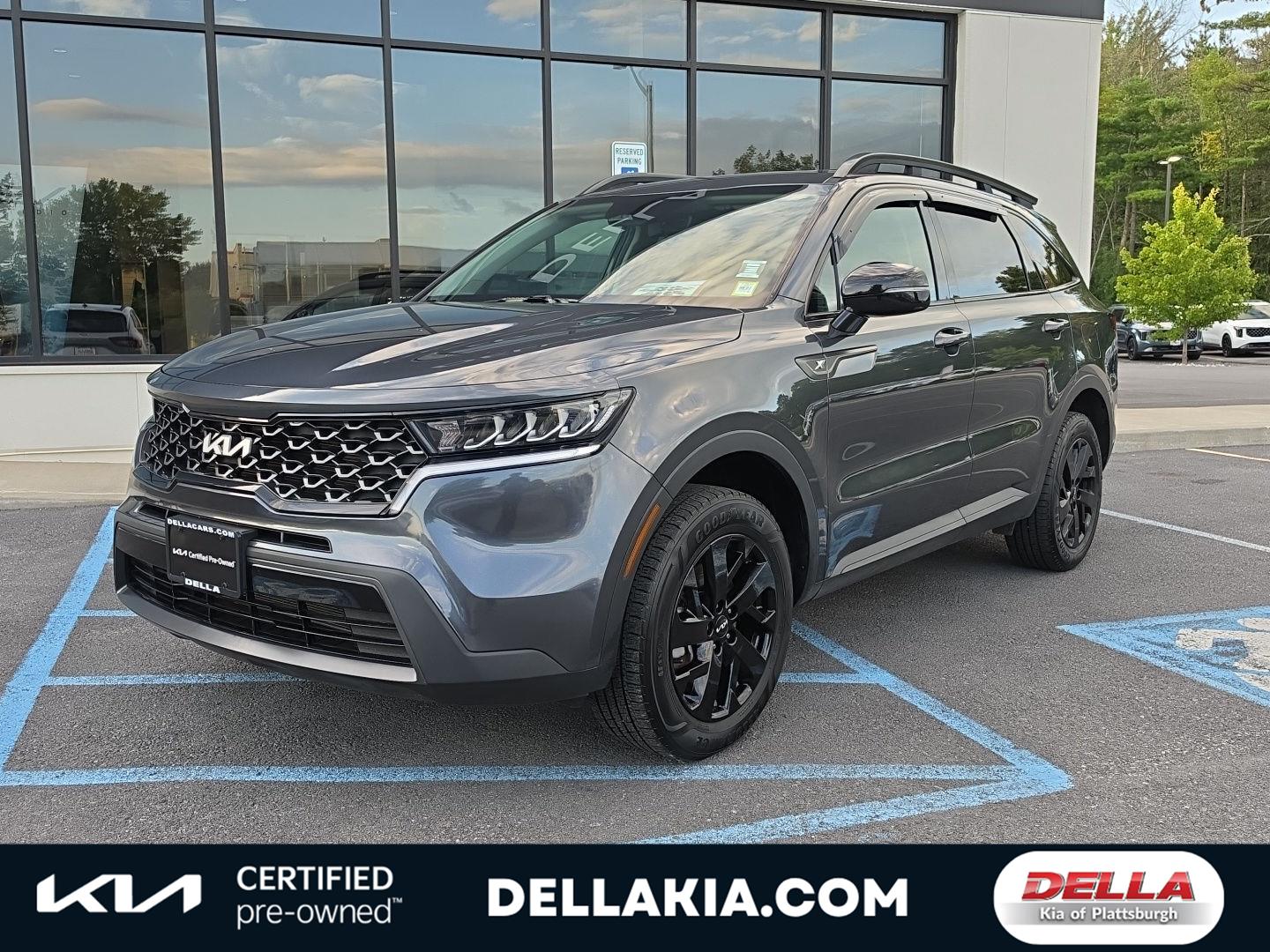 Gray (Gravity Grey) 2022 Kia Sorento SUV / Crossover All-Wheel Drive Automatic