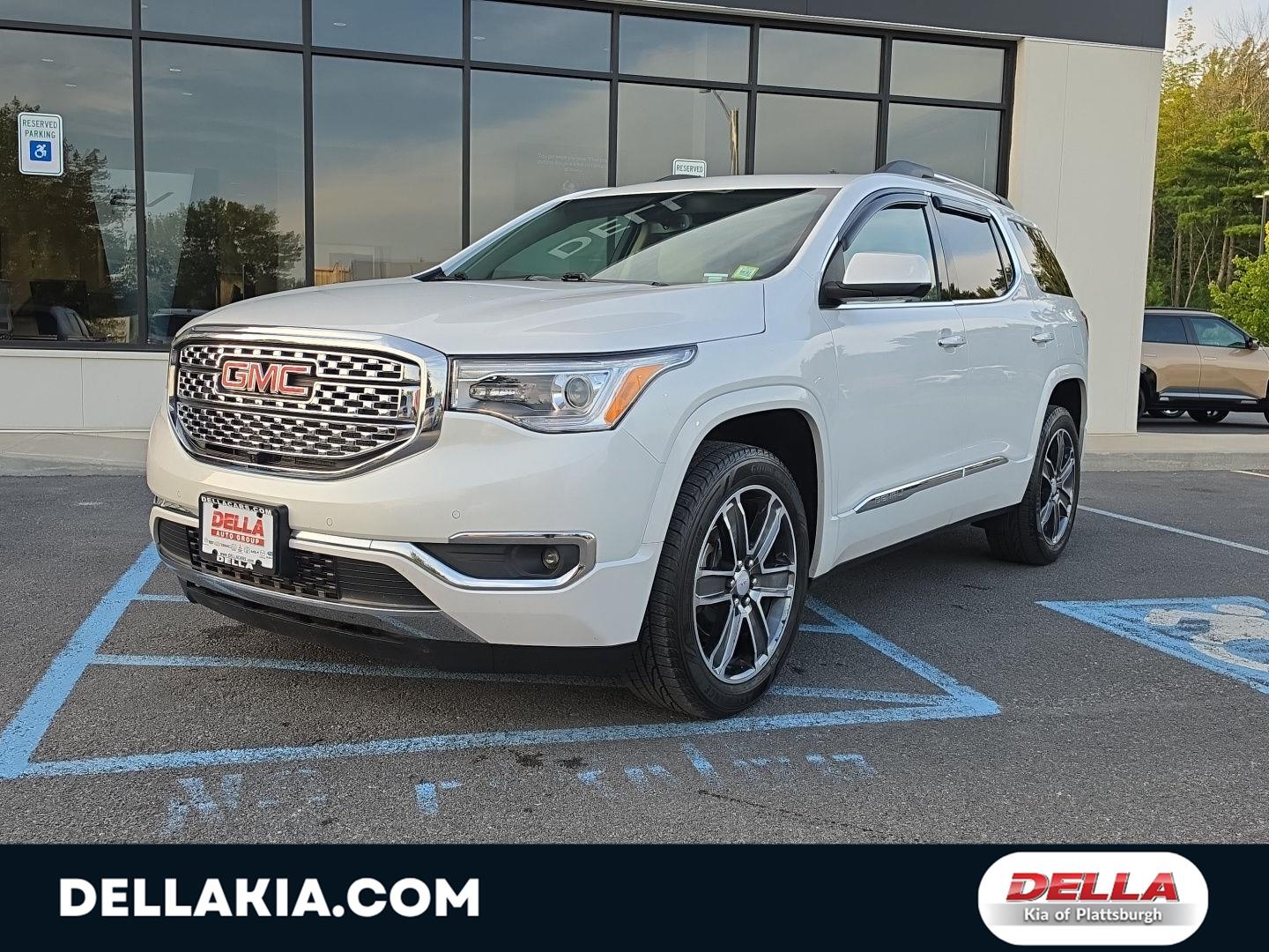 White Frost Tricoat 2019 GMC Acadia SUV / Crossover Four-Wheel Drive 6-Speed Automatic