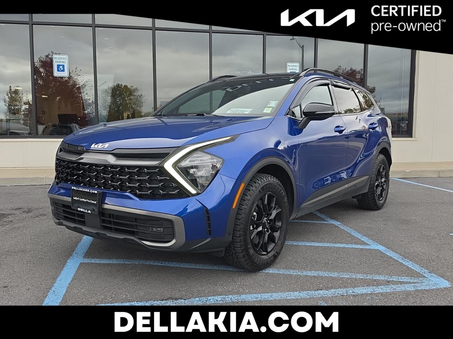 Sapphire Blue 2023 Kia Sportage SUV / Crossover All-Wheel Drive Automatic
