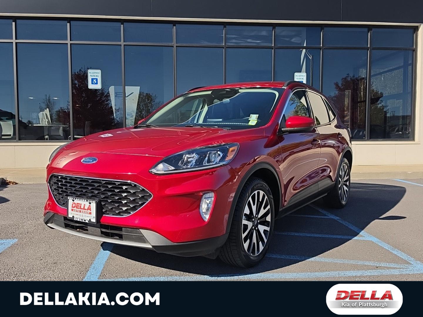 Rapid Red Metallic Tinted Clearcoat 2020 Ford Escape SUV / Crossover All-Wheel Drive 8-Speed Automatic