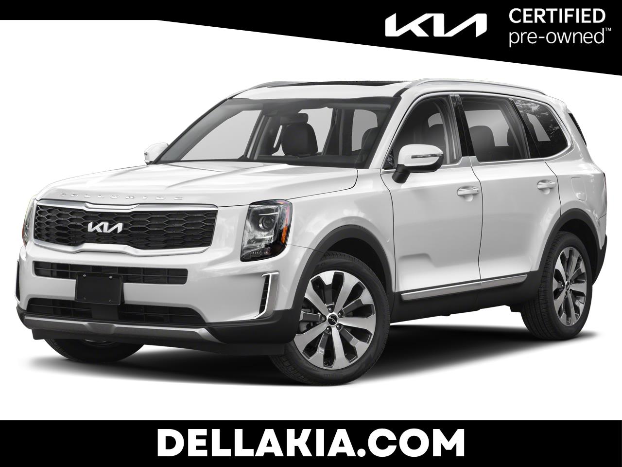 Glacial White Pearl 2022 Kia Telluride S AWD SUV / Crossover All-Wheel Drive Automatic