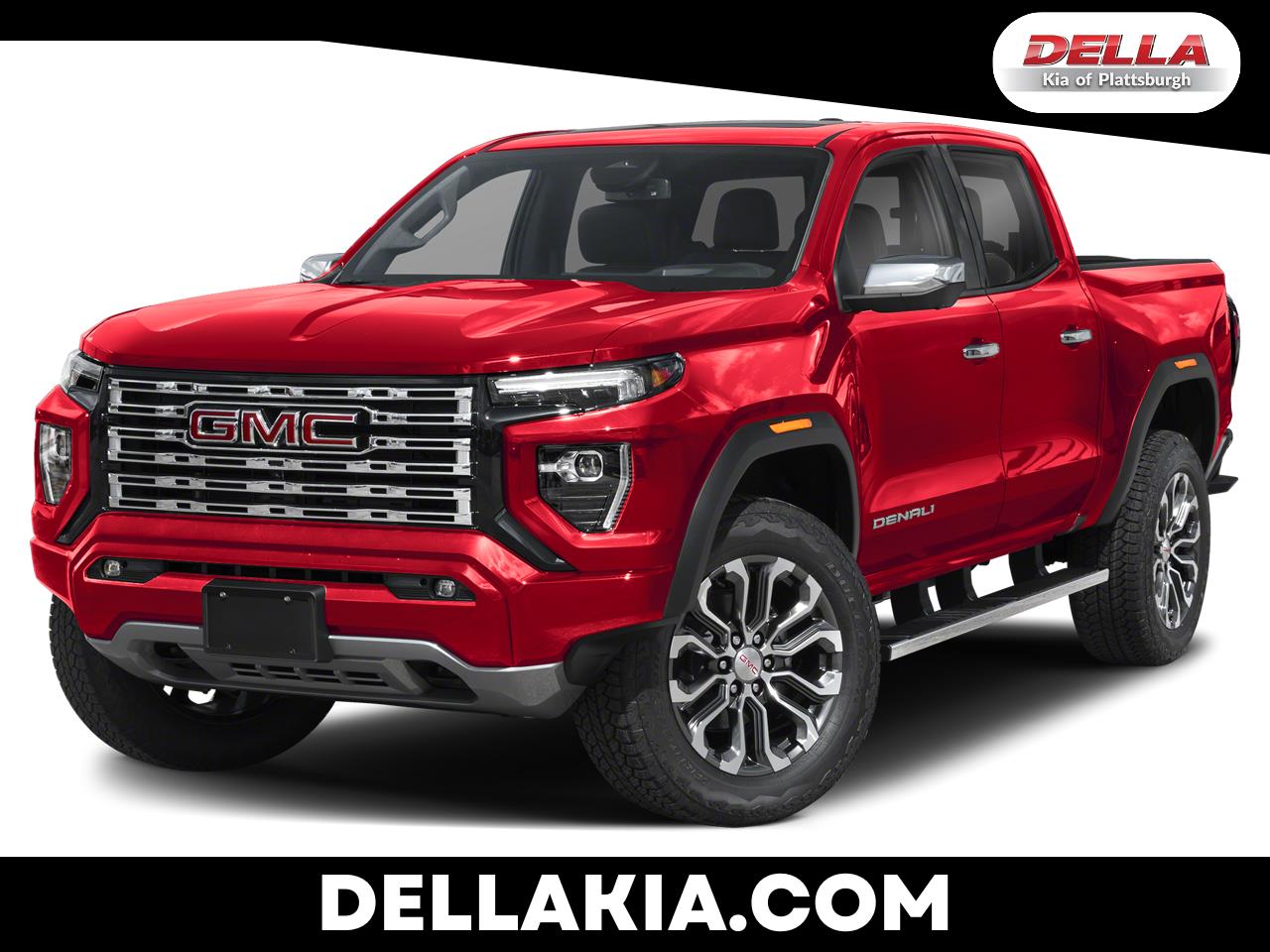 Volcanic Red Tintcoat 2024 GMC Canyon Denali Crew Cab 4WD Pickup Truck Four-Wheel Drive 8-Speed Automatic