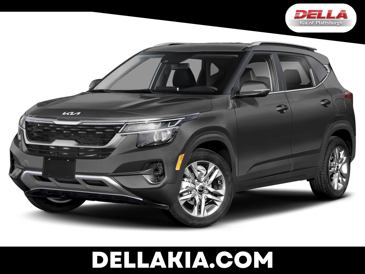 Starbright Yellow/Black Roof 2023 Kia Seltos S FWD SUV / Crossover Front-Wheel Drive Continuously Variable Transmission