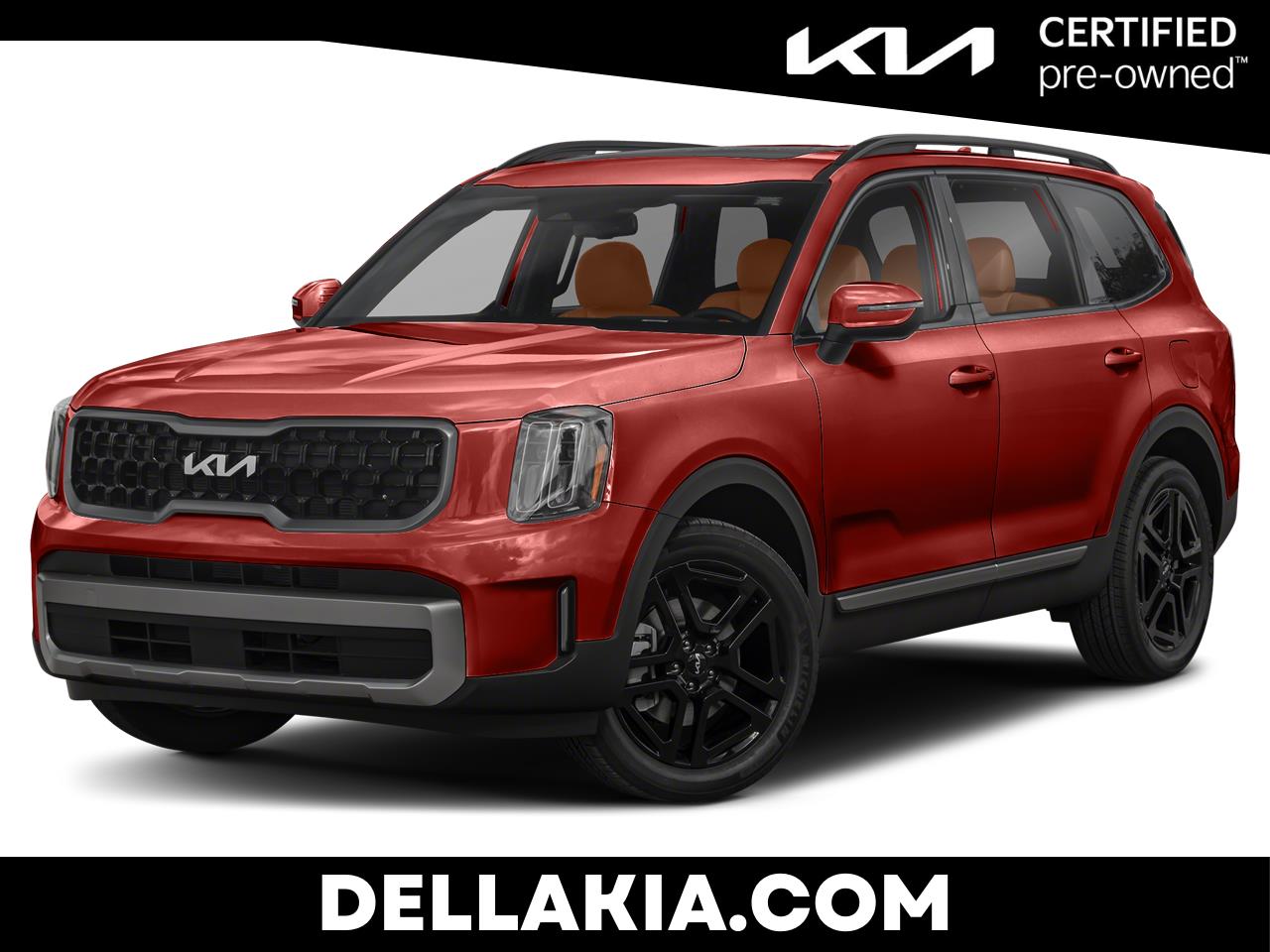 Dawning Red 2023 Kia Telluride EX X-Line AWD SUV / Crossover All-Wheel Drive Automatic