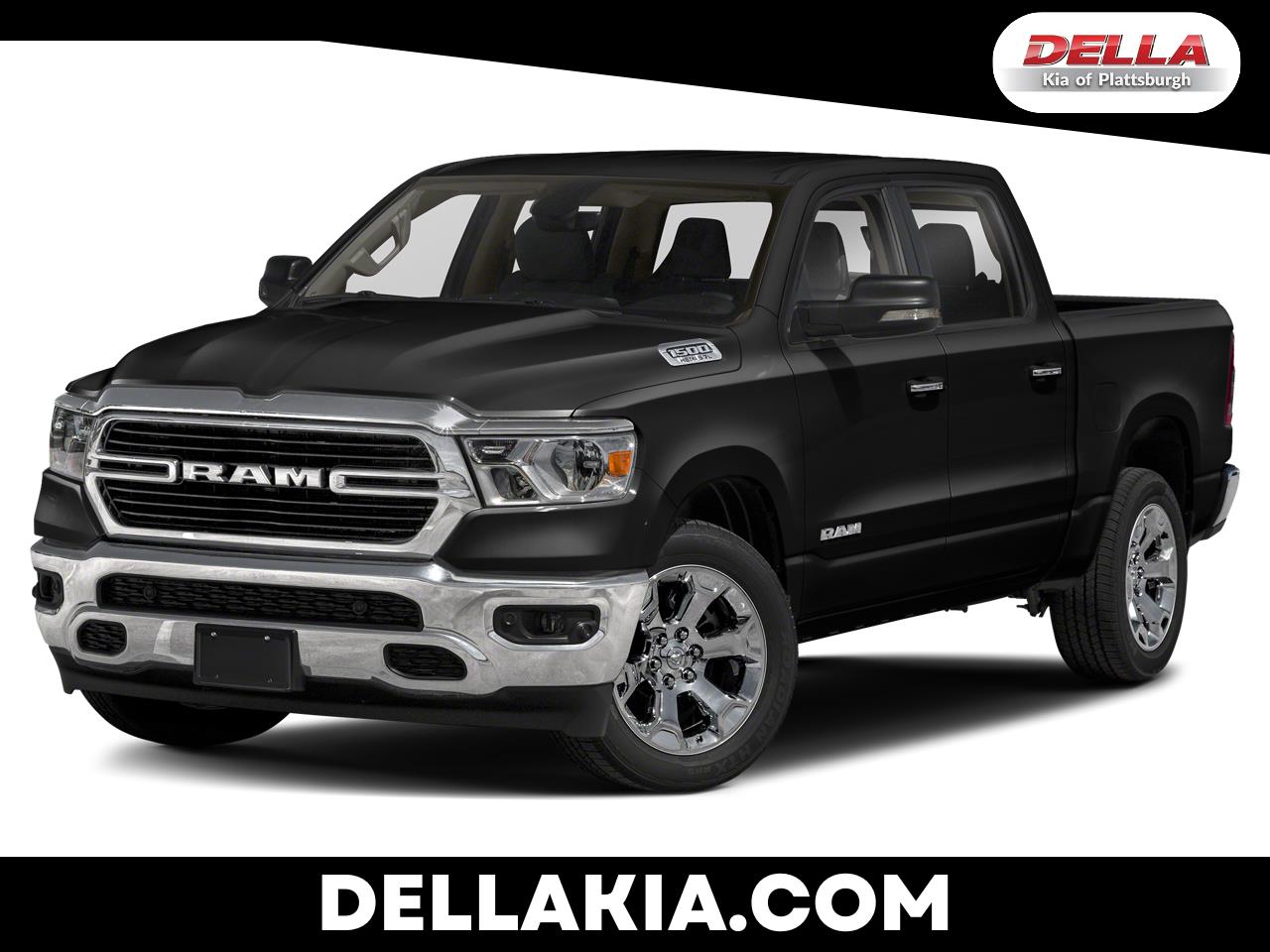 Flame Red Clearcoat 2021 RAM 1500 Big Horn Quad Cab 4WD Pickup Truck Four-Wheel Drive 8-Speed Automatic