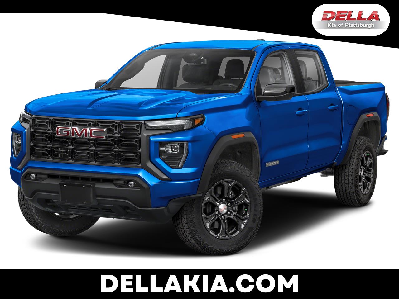 Dynamic Blue Metallic 2024 GMC Canyon Pickup Truck Four-Wheel Drive 8-Speed Automatic