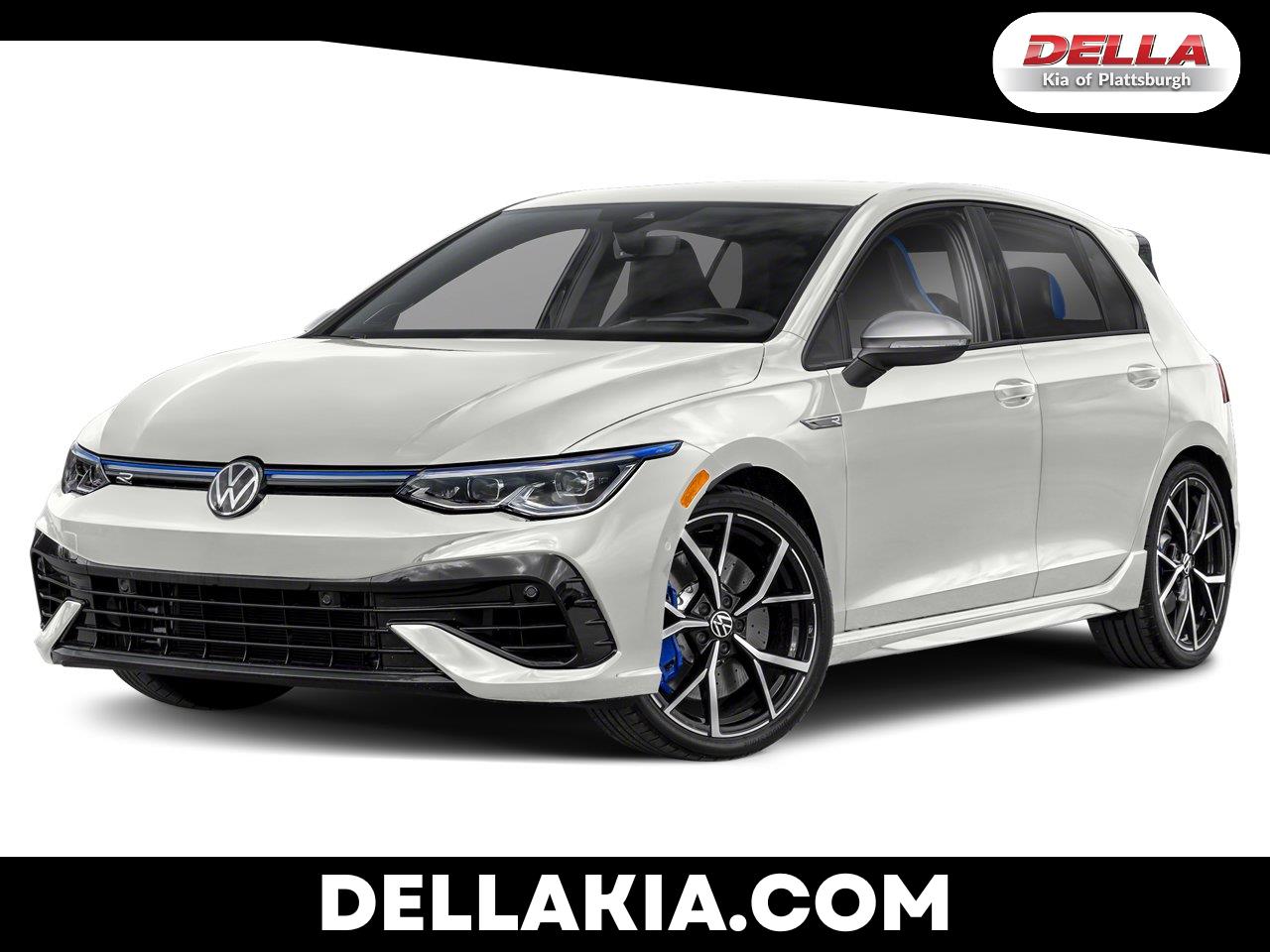 Pure White 2024 Volkswagen Golf R Hatchback All-Wheel Drive Manual